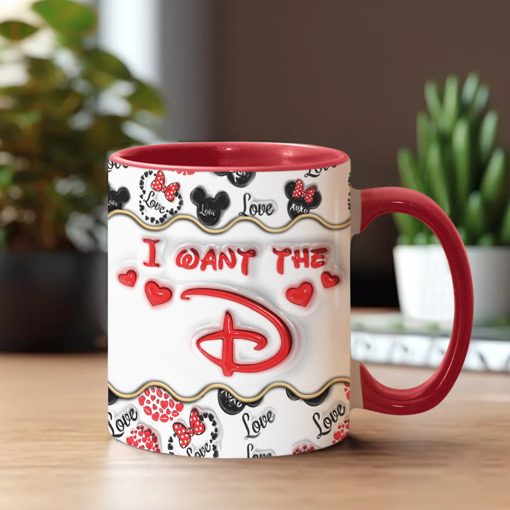 Give Me The D - Personalized Mouse Accent Mug