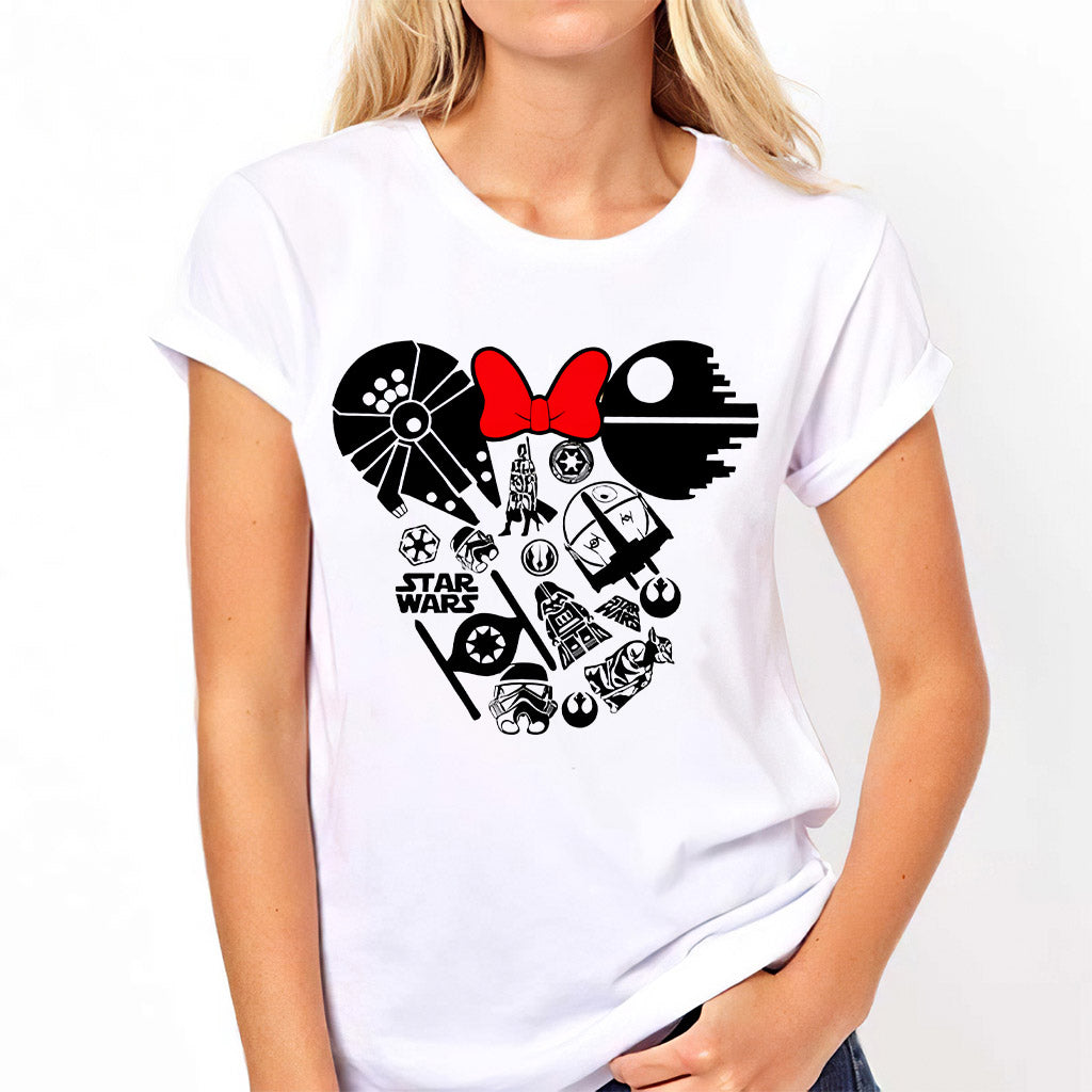 Mouse Ears - Personalized The Force T-shirt And Hoodie