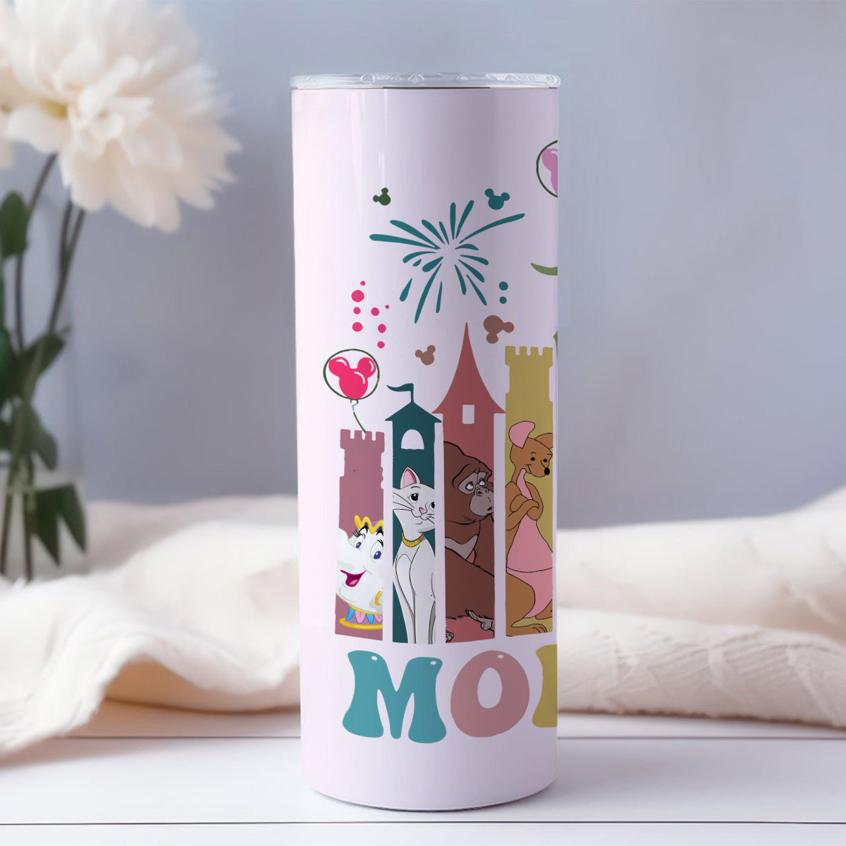 Mom Squad - Personalized Mouse Skinny Tumbler