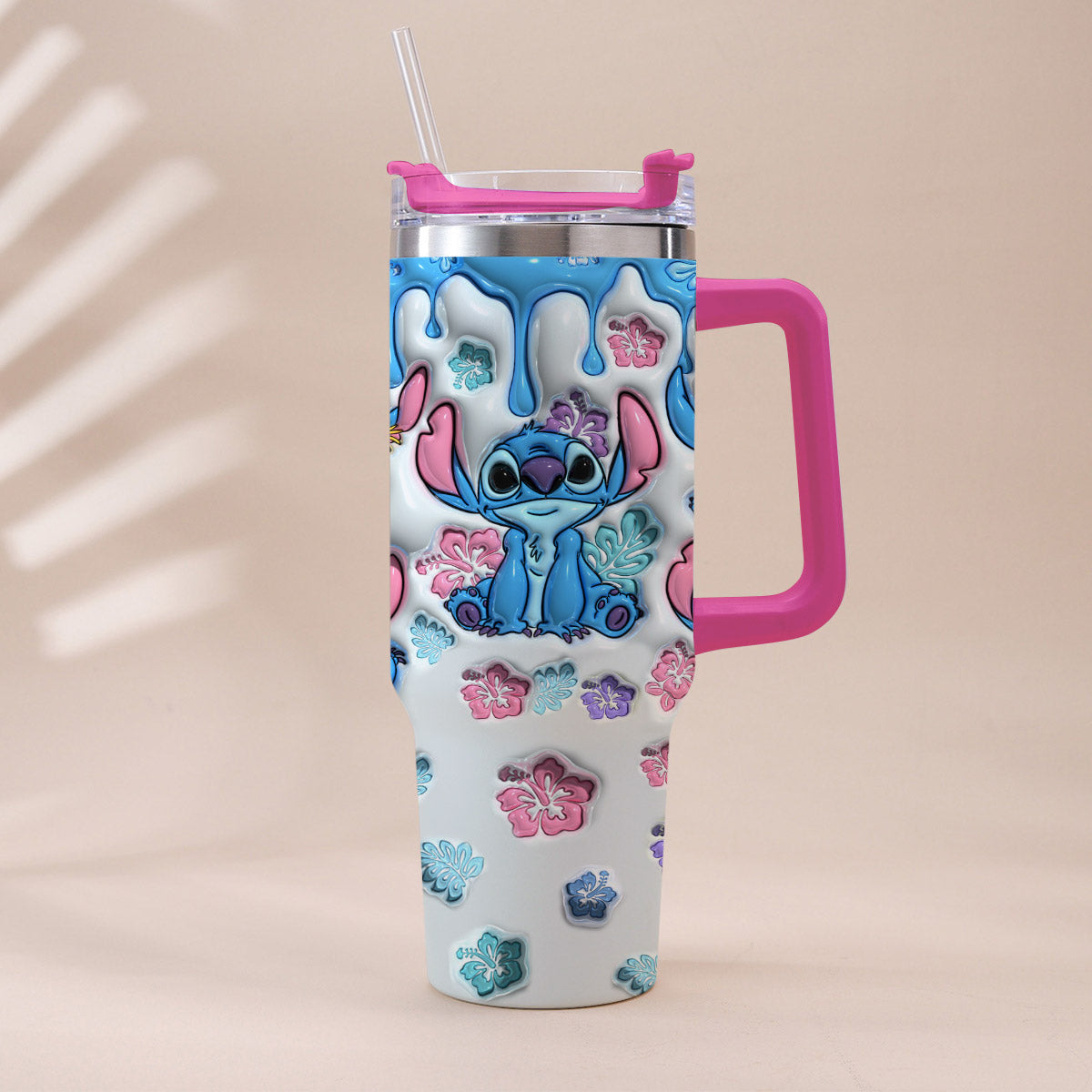 Ohana Means Family - Personalized Ohana Tumbler With Handle