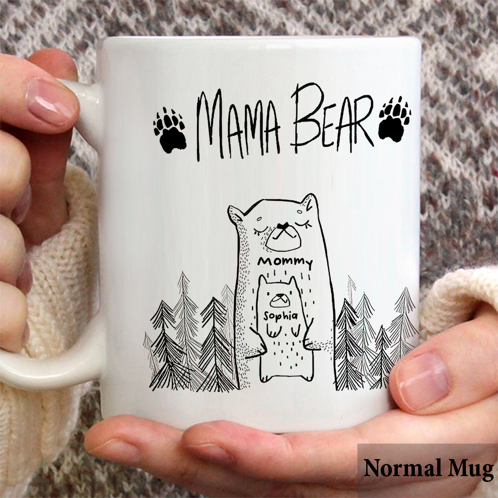 Mama Bear - Personalized Mother Mug