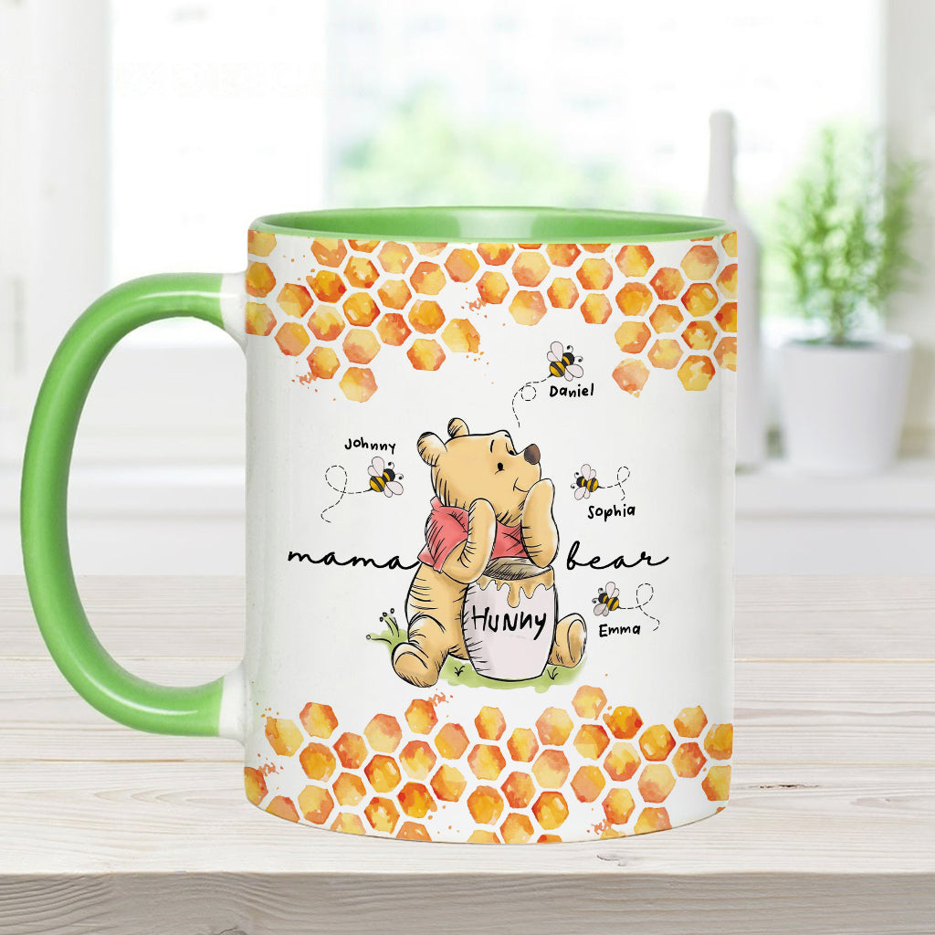 Mama Bear - Personalized Mouse Accent Mug
