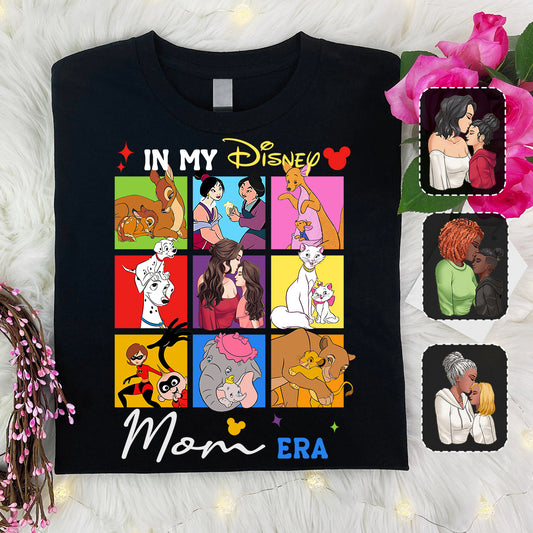 Wonderland Mom Era - Personalized Mouse T-shirt And Hoodie