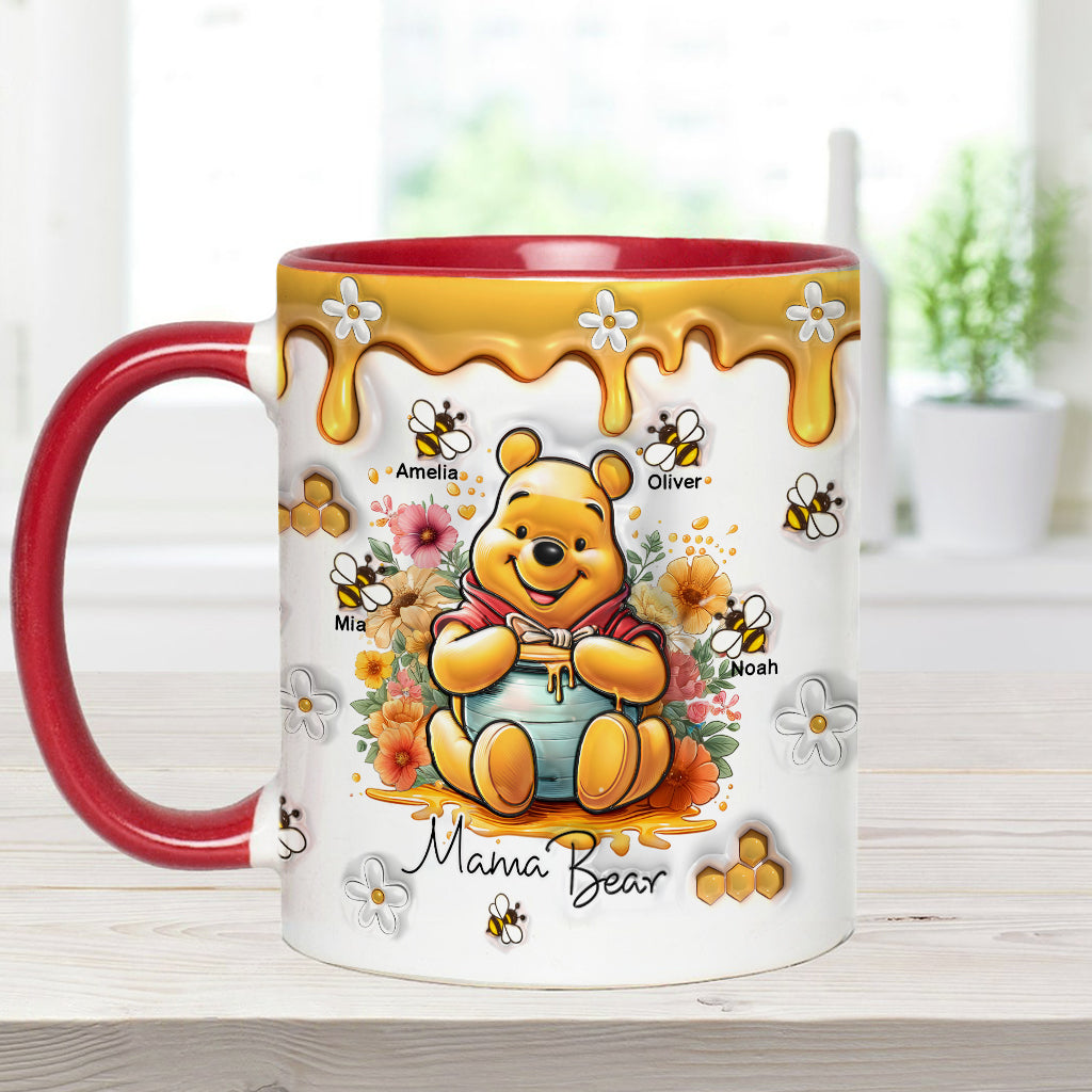 Mama Bear - Personalized Mouse Accent Mug