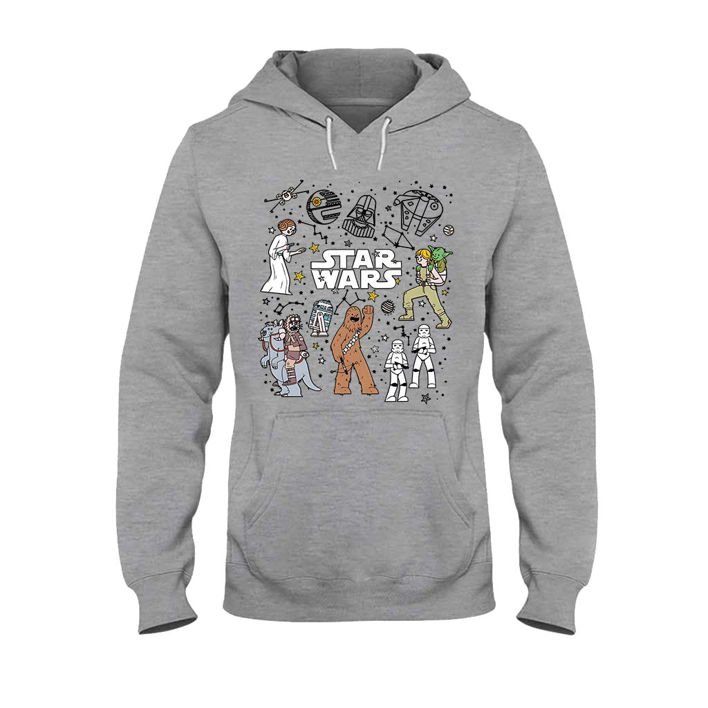 Funny Characters - The Force T-shirt And Hoodie