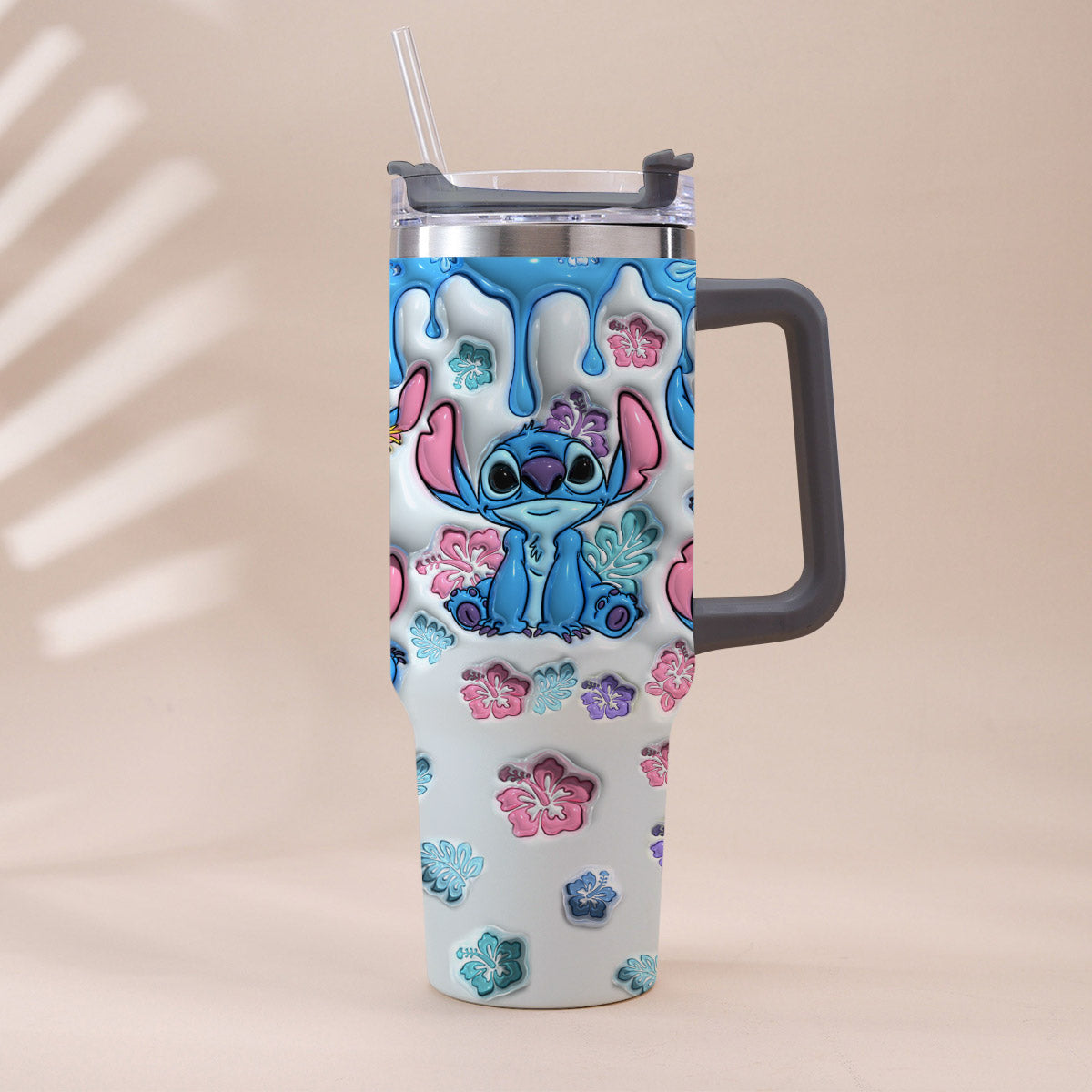Ohana Means Family - Personalized Ohana Tumbler With Handle