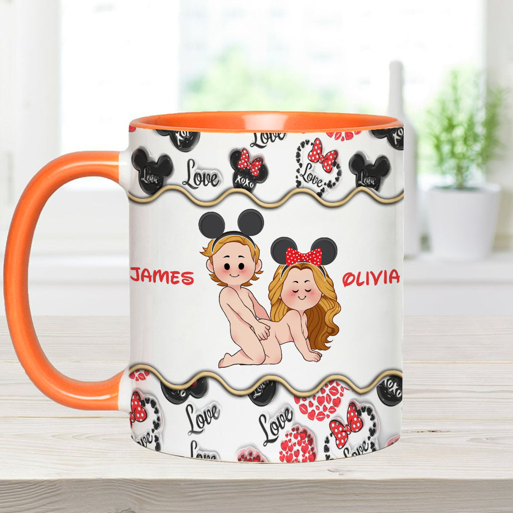 Give Me The D - Personalized Mouse Accent Mug