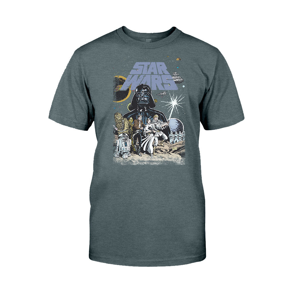 Vintage Characters - The Force T-shirt And Hoodie