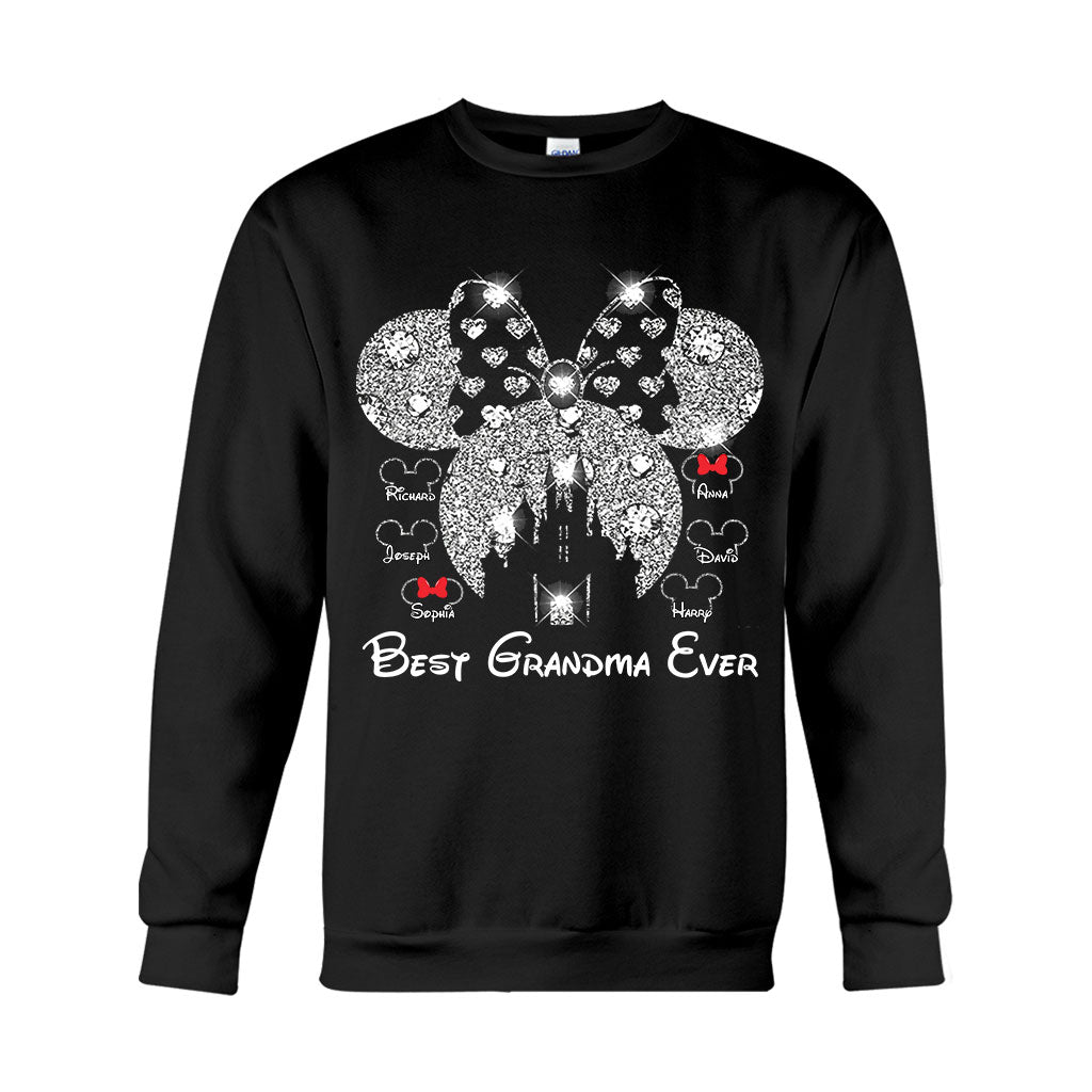 Best Grandma Ever - Personalized Mouse T-shirt And Hoodie