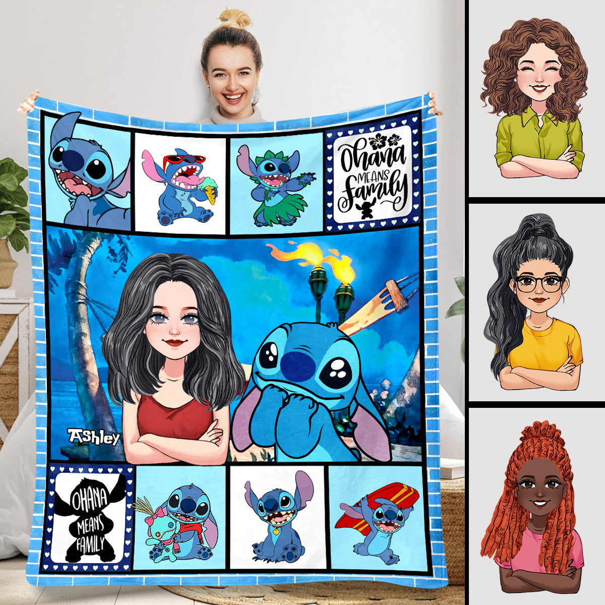 Aloha - Personalized Ohana Blanket