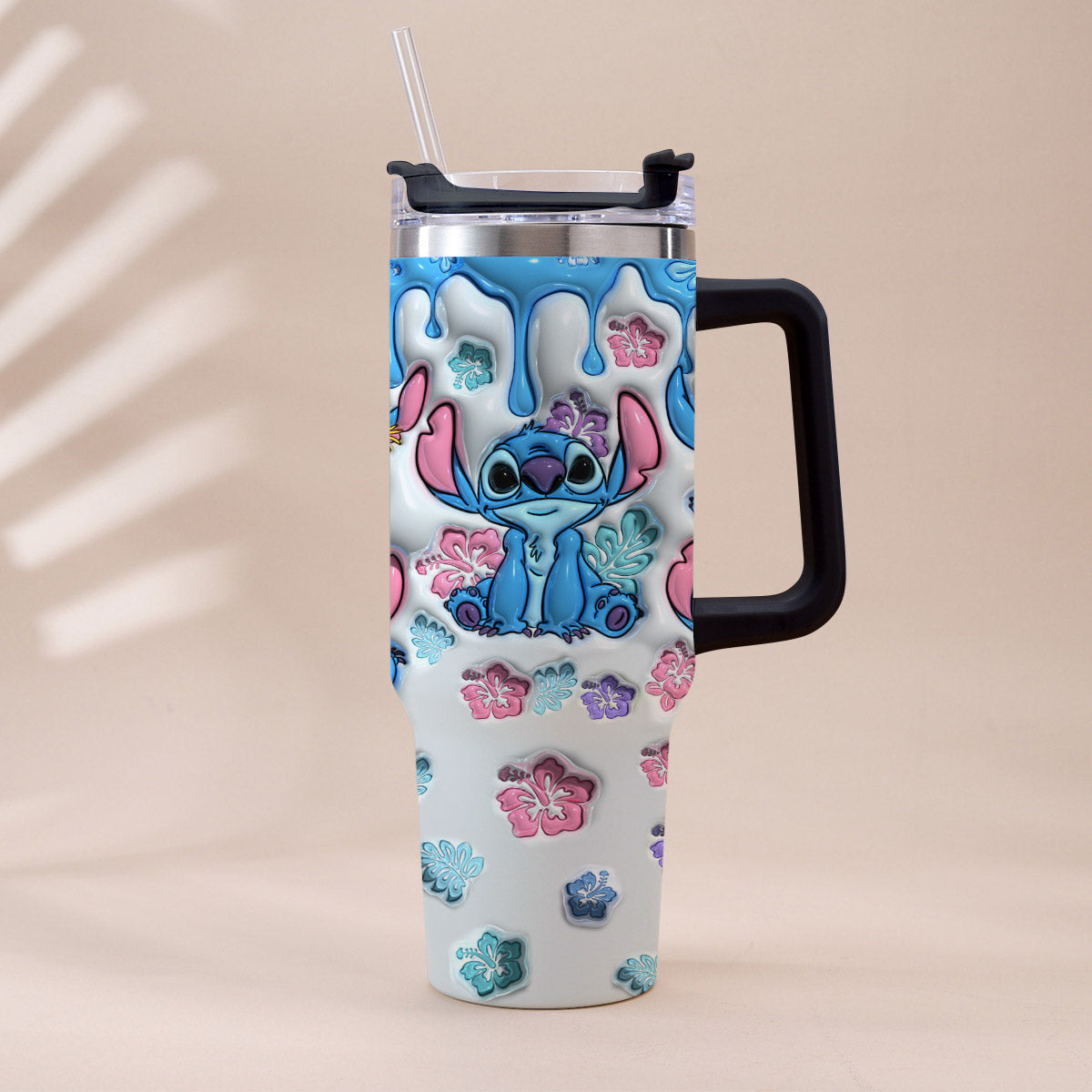 Ohana Means Family - Personalized Ohana Tumbler With Handle