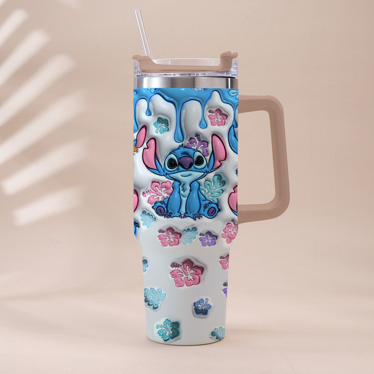 Ohana Means Family - Personalized Ohana Tumbler With Handle