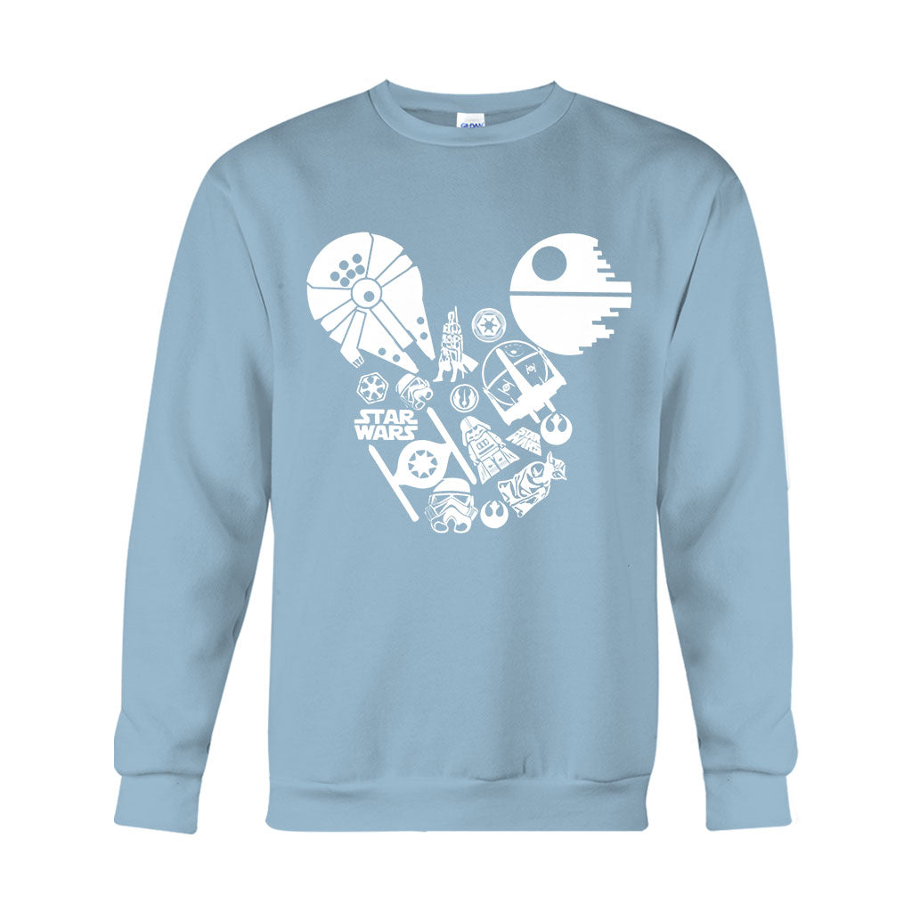 Mouse Ears - Personalized The Force T-shirt And Hoodie