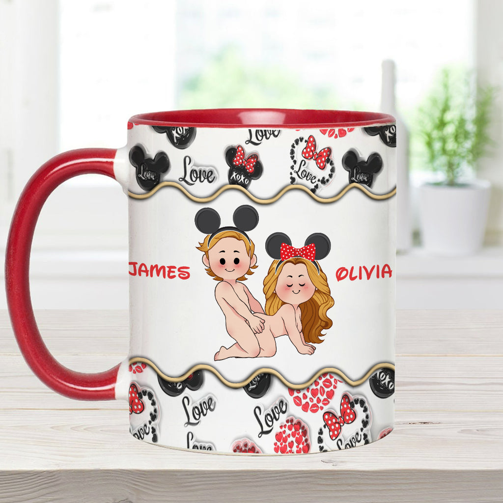 Give Me The D - Personalized Mouse Accent Mug