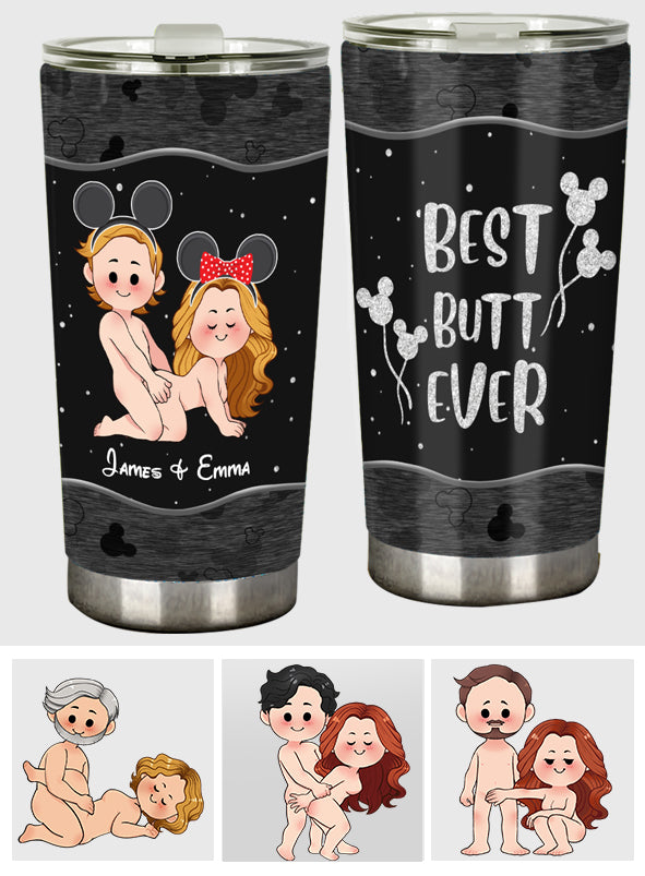 Best Butt Ever Mouse Ears Naughty - Personalized Mouse Tumbler