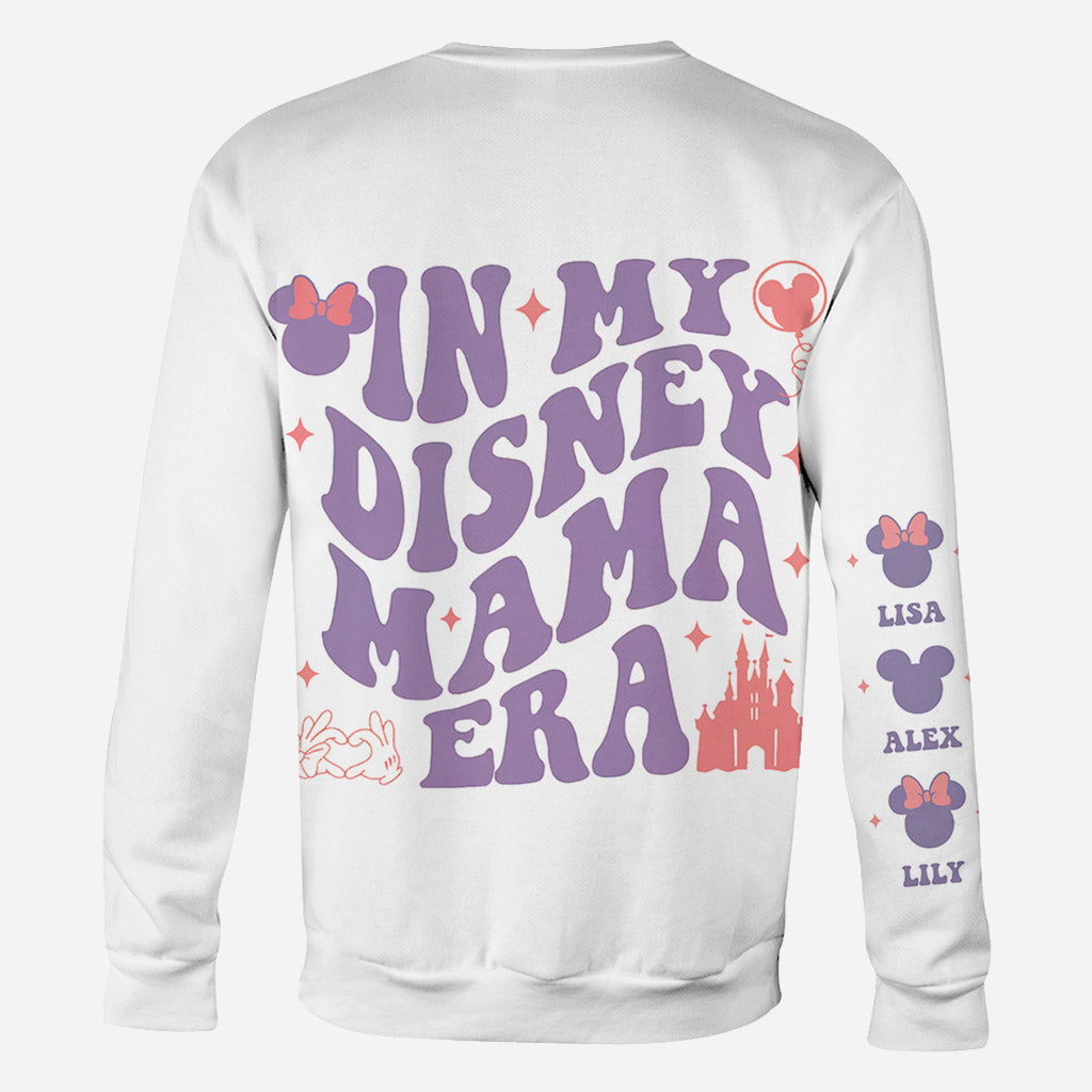 In My Mouse Ears Mom Era - Personalized Mouse All Over Shirt