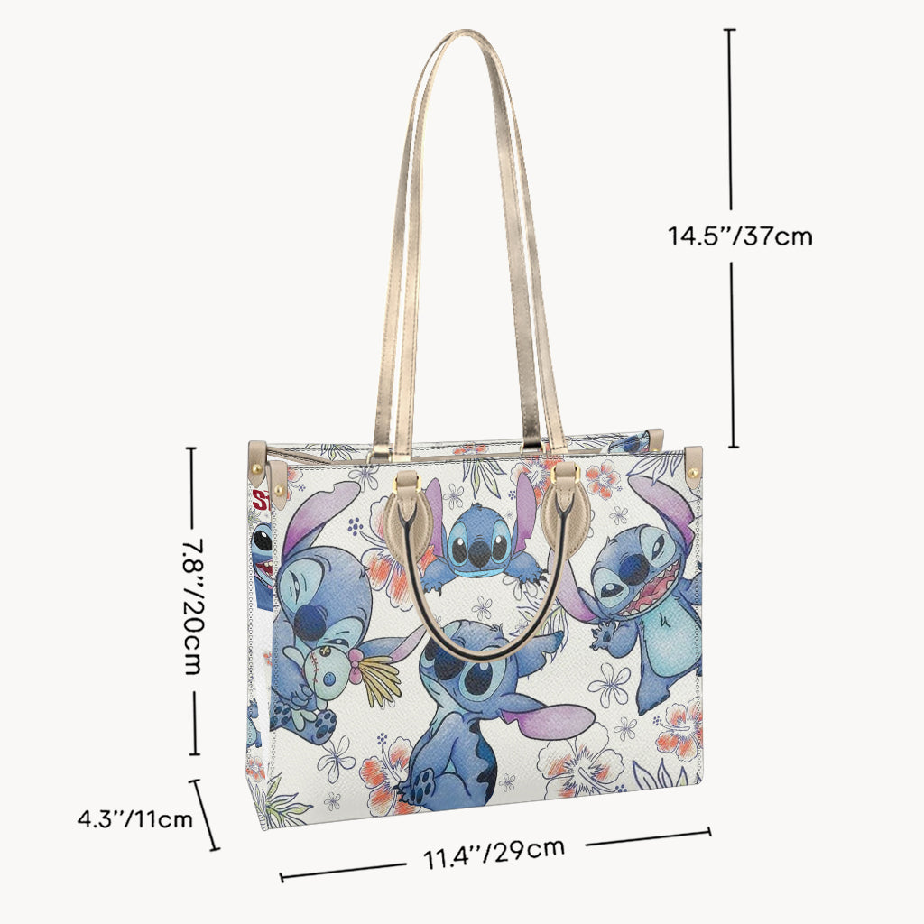 My Blue Dog - Personalized Ohana Leather Handbag