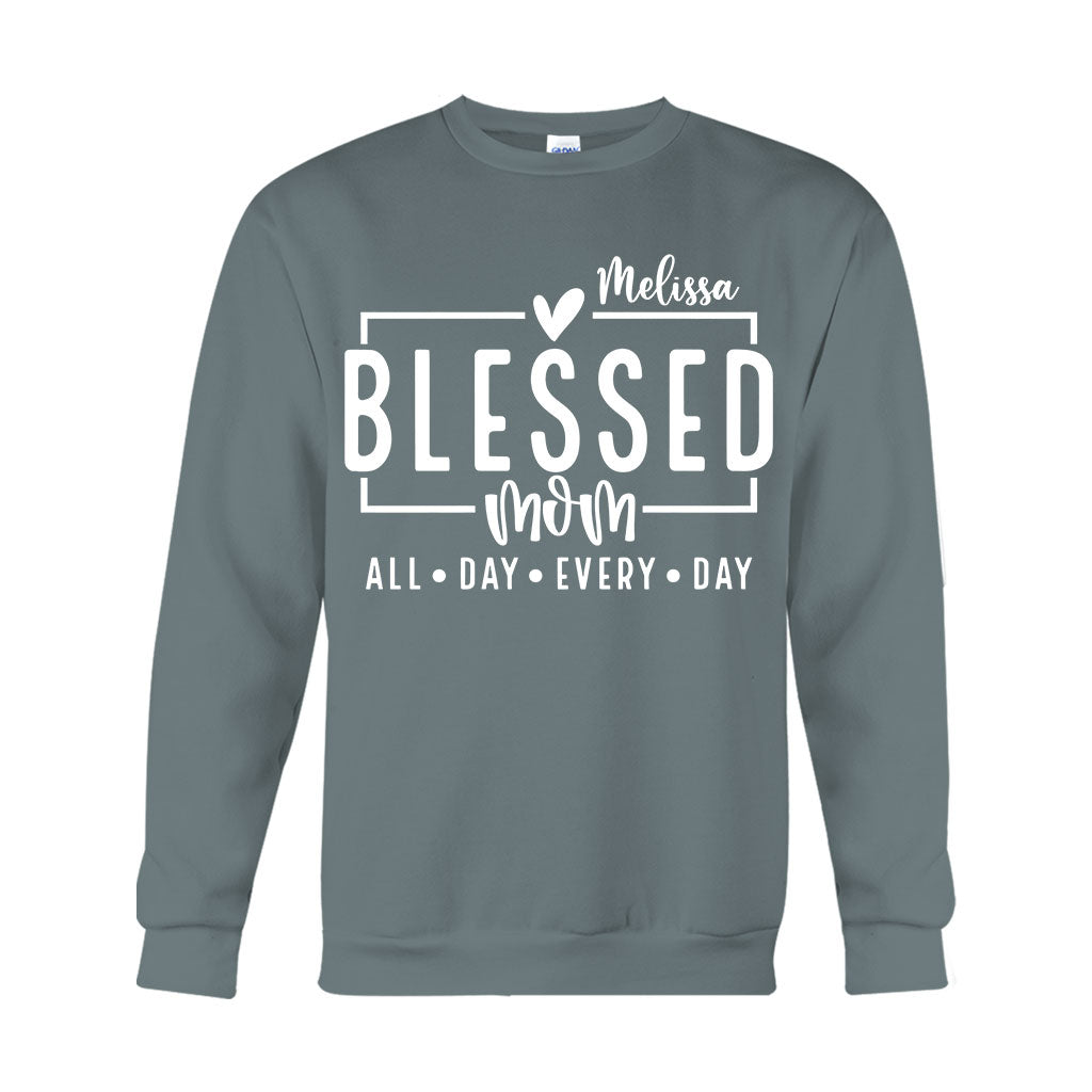 Blessed Mom - Personalized Mother T-shirt And Hoodie