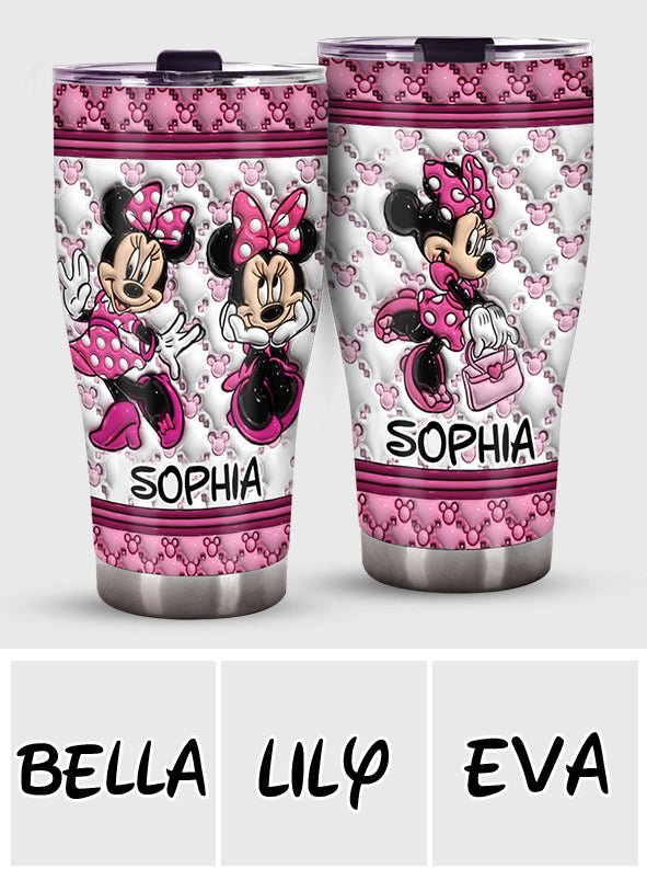 Pink Magic WIth Any Name - Personalized Mouse Tumbler