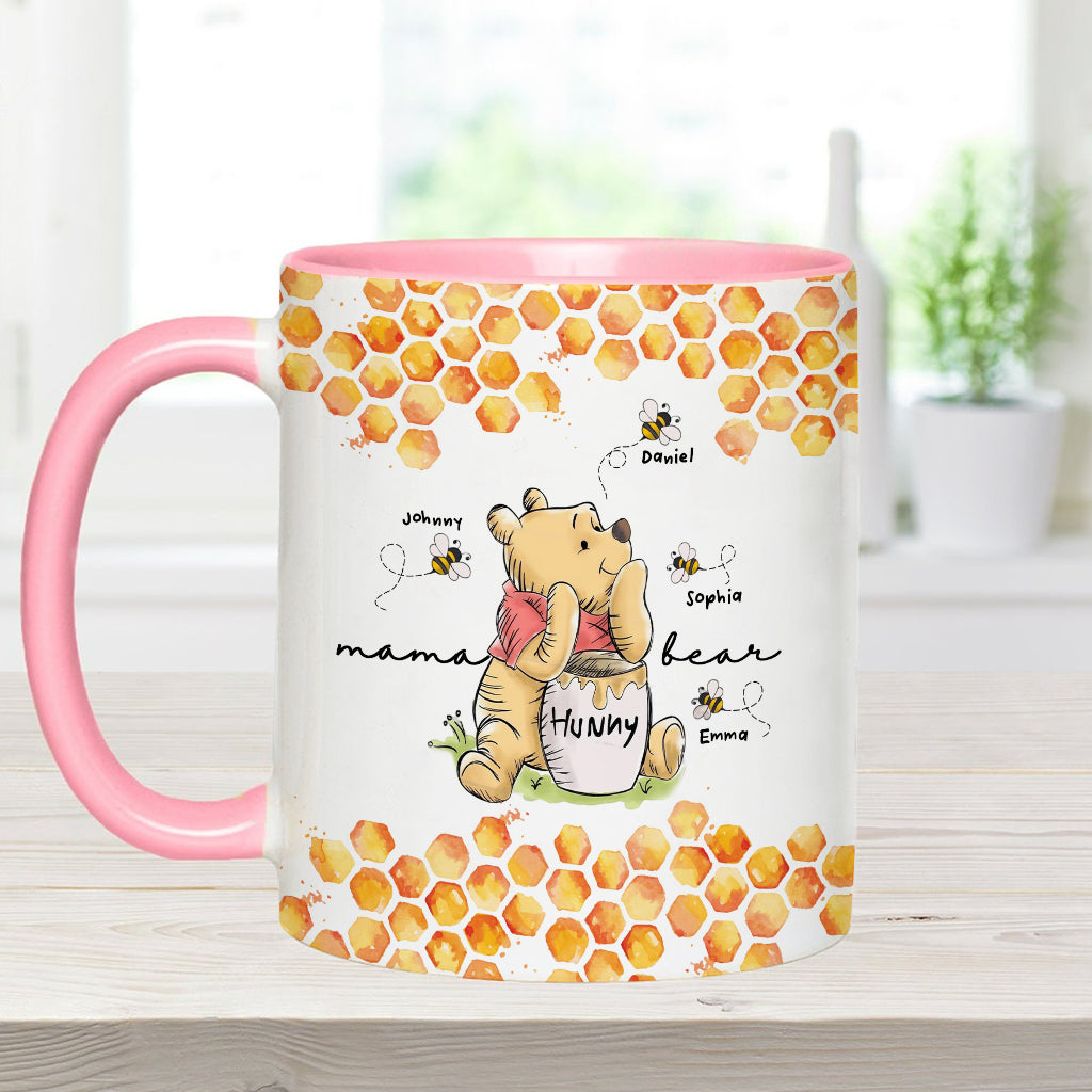 Mama Bear - Personalized Mouse Accent Mug