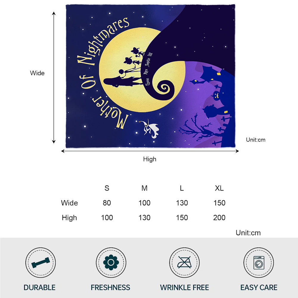 Mother Of Nightmares - Personalized Nightmare Blanket