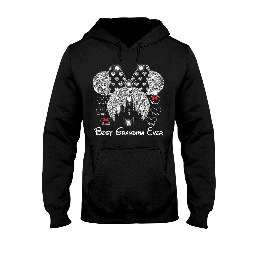 Best Grandma Ever - Personalized Mouse T-shirt And Hoodie