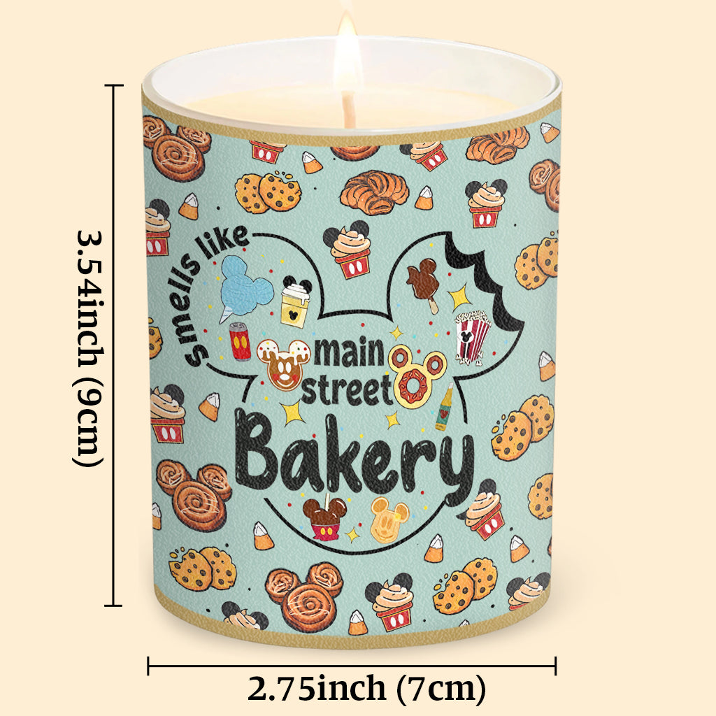 Smells Like Main Street Bakery - Mouse Candle With Wooden Lid