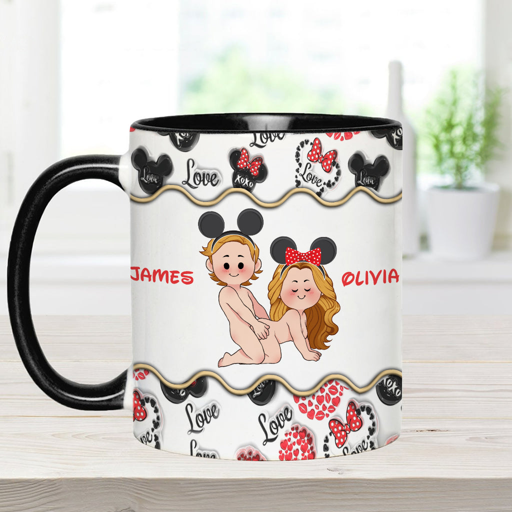 Give Me The D - Personalized Mouse Accent Mug