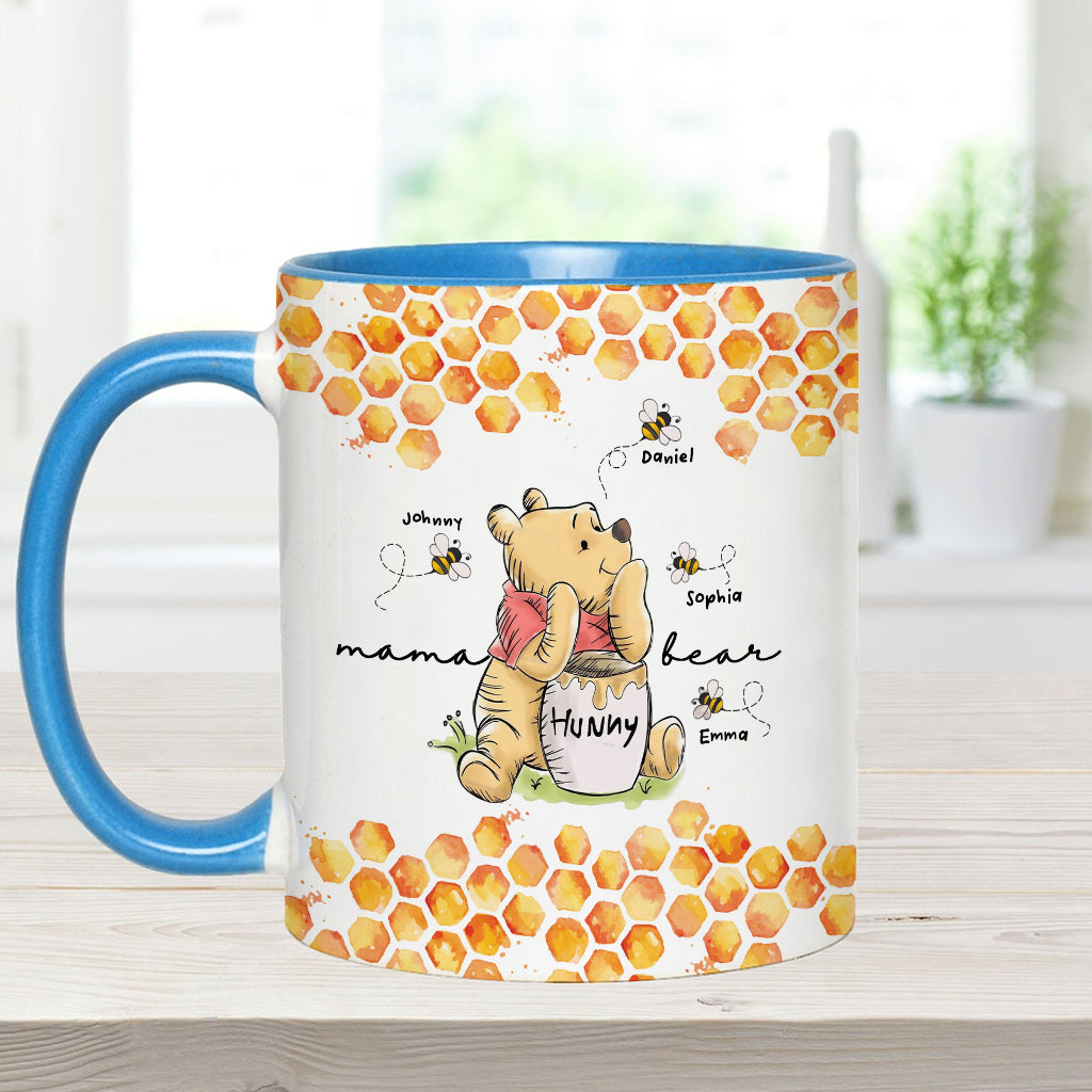 Mama Bear - Personalized Mouse Accent Mug