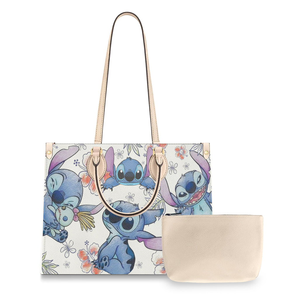 My Blue Dog - Personalized Ohana Leather Handbag