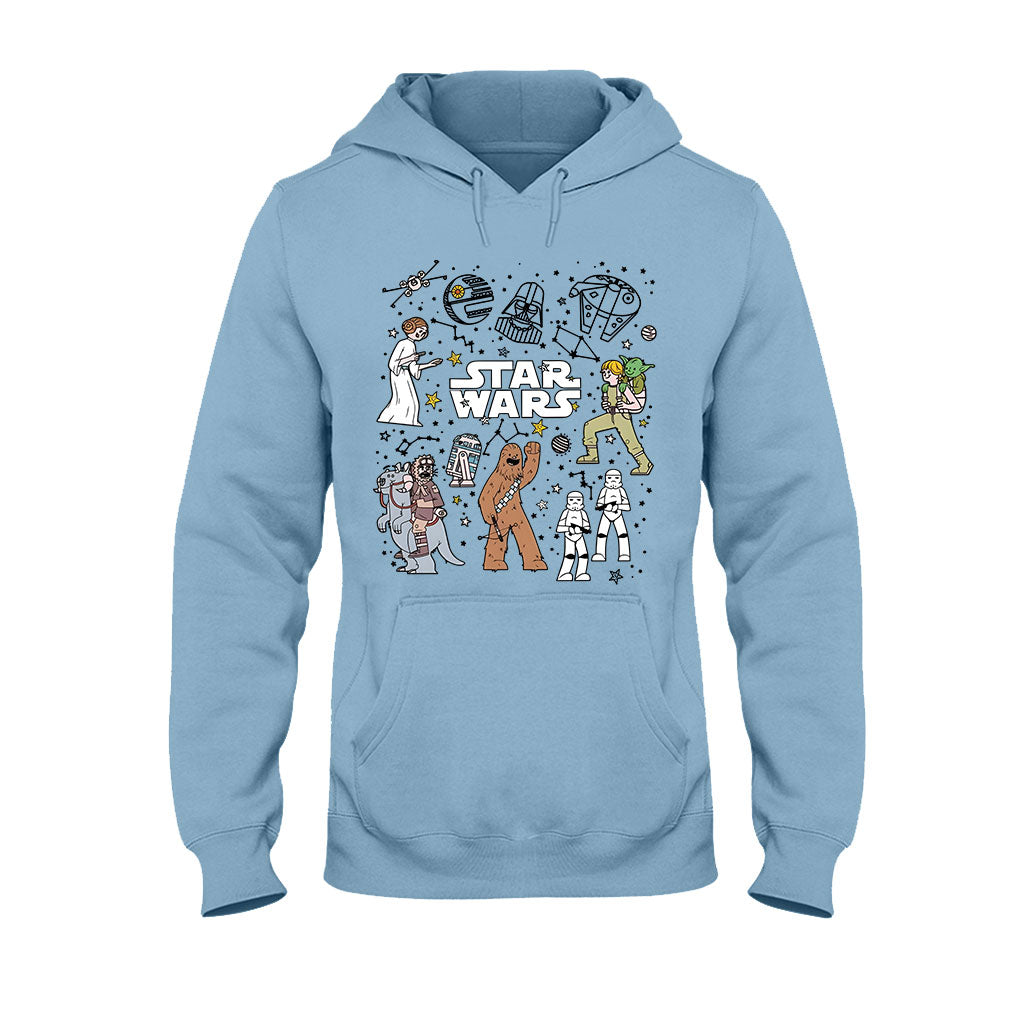 Funny Characters - The Force T-shirt And Hoodie
