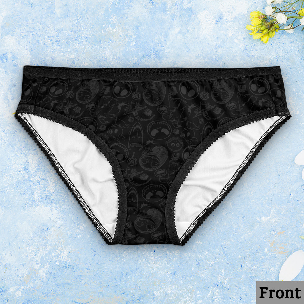 Together Forever - Personalized Nightmare Lace Border Women Briefs And Men’s Boxer Briefs