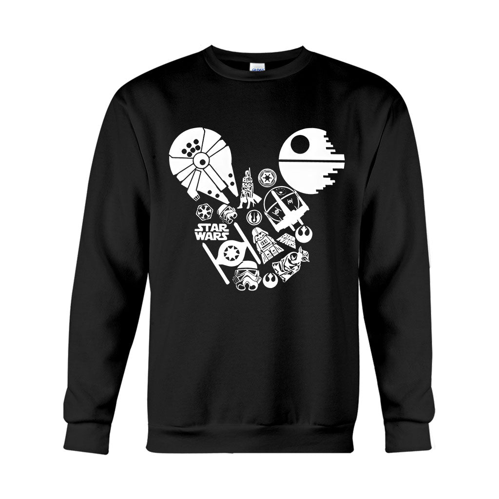 Mouse Ears - Personalized The Force T-shirt And Hoodie