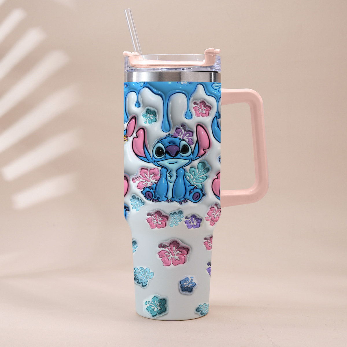Ohana Means Family - Personalized Ohana Tumbler With Handle