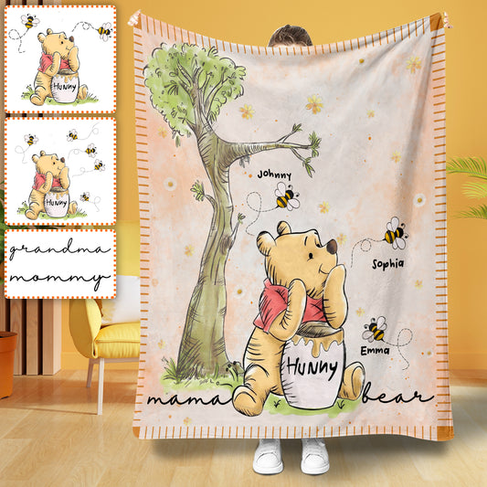 Mama Bear - Personalized Mouse Blanket