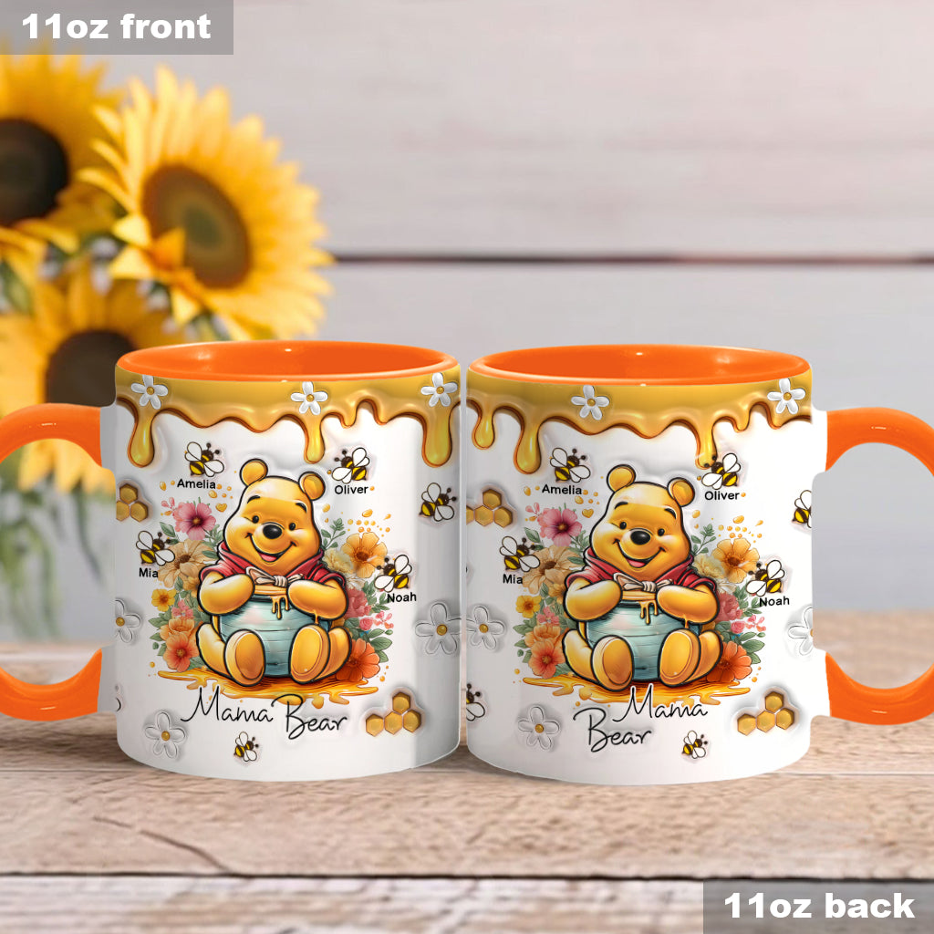 Mama Bear - Personalized Mouse Accent Mug