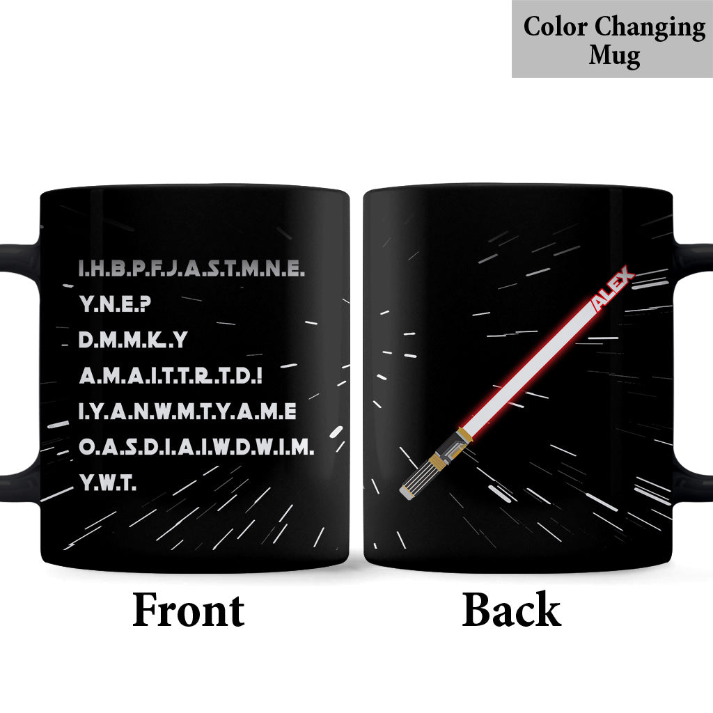I Have Brought Peace Freedom Justice And Security - Personalized The Force Mug
