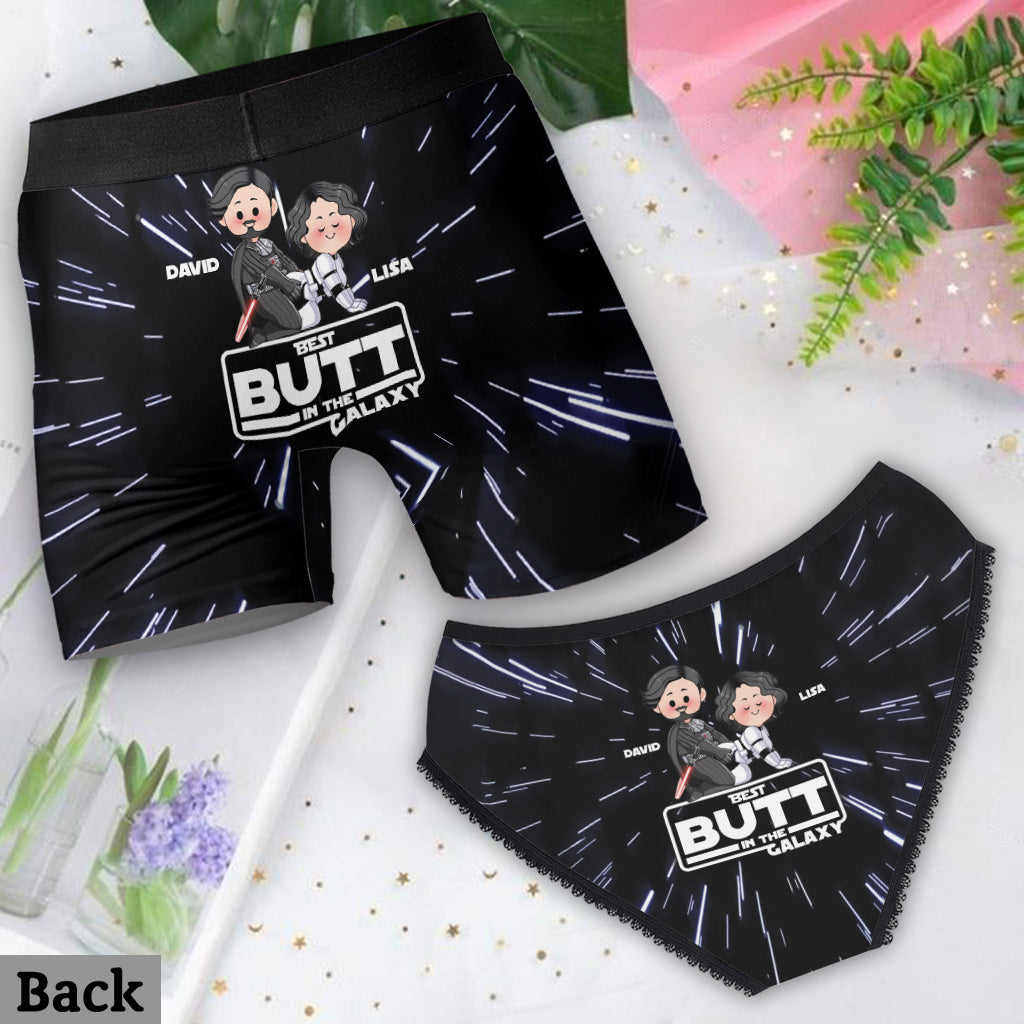 Best Butt In The Galaxy - Personalized The Force Lace Border Women Briefs And Men’s Boxer Briefs