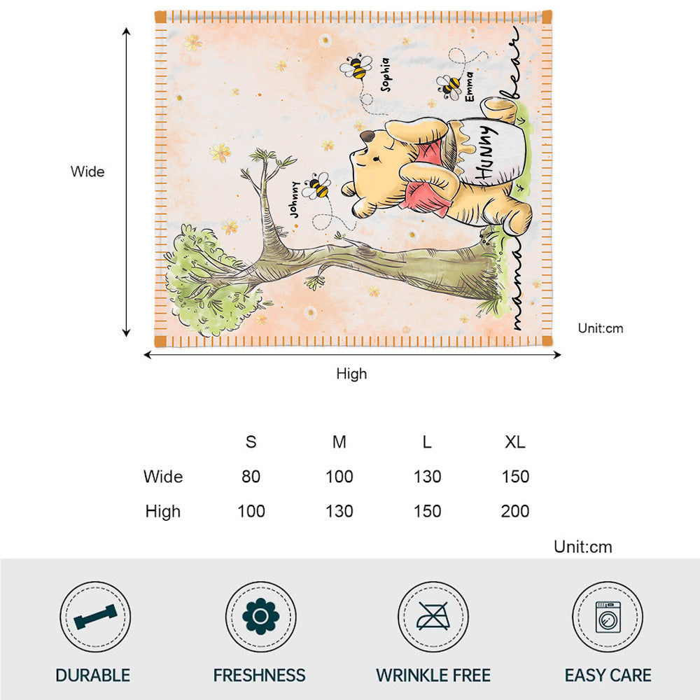 Mama Bear - Personalized Mouse Blanket