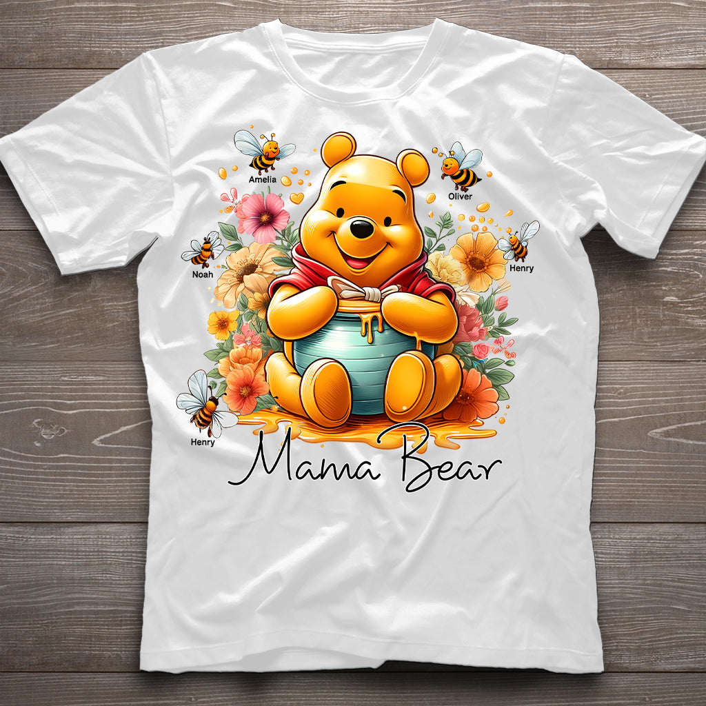 Mama Bear - Personalized Mouse T-shirt And Hoodie