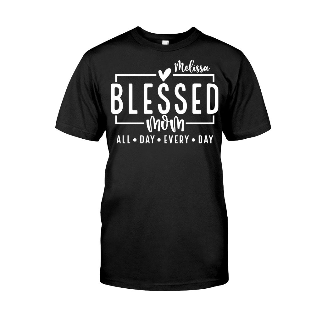 Blessed Mom - Personalized Mother T-shirt And Hoodie