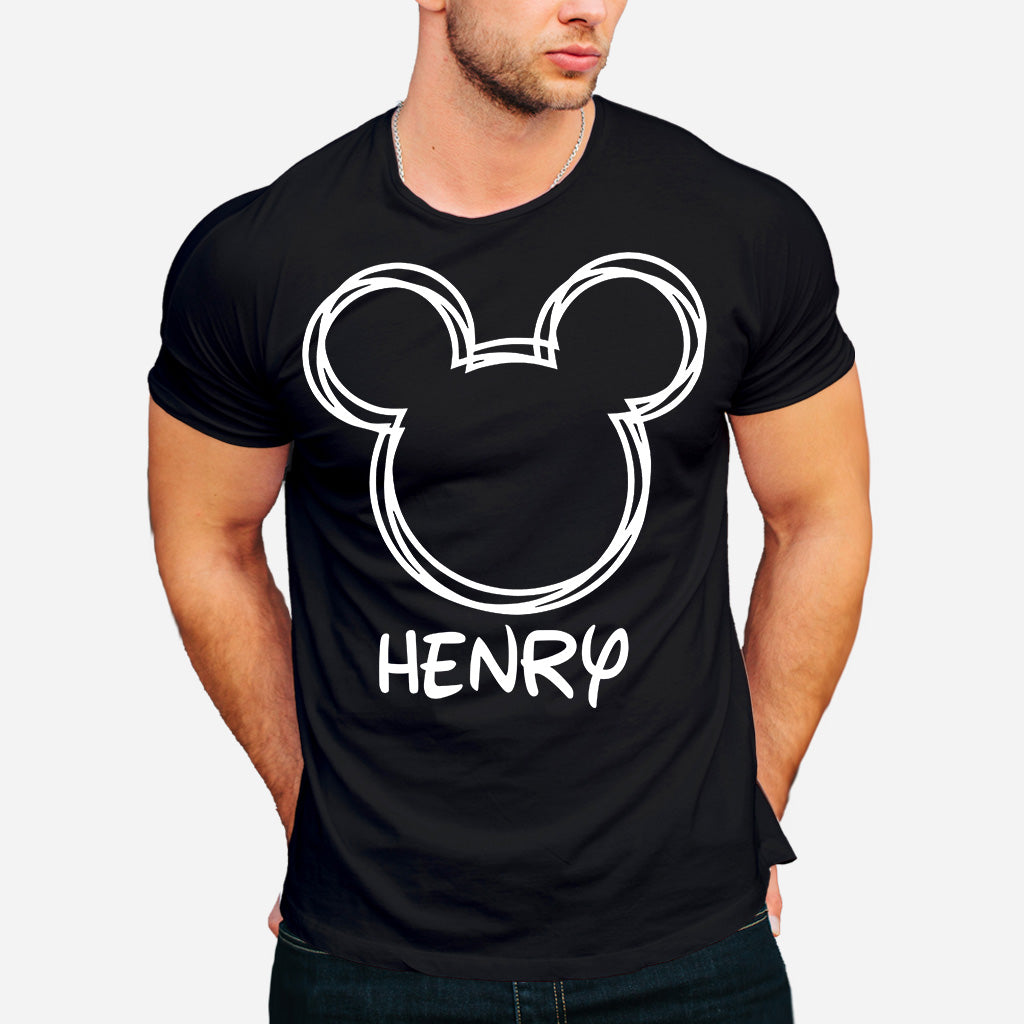 Mouse Couple - Personalized Mouse T-shirt And Hoodie