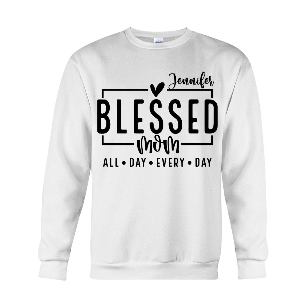 Blessed Mom - Personalized Mother T-shirt And Hoodie