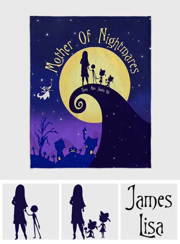 Mother Of Nightmares - Personalized Nightmare Blanket