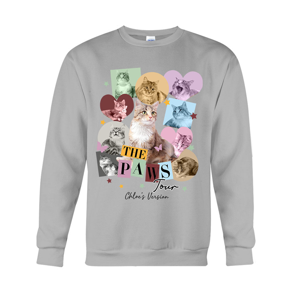 The Paws Tour Pet's Version - Personalized Cat T-shirt And Hoodie