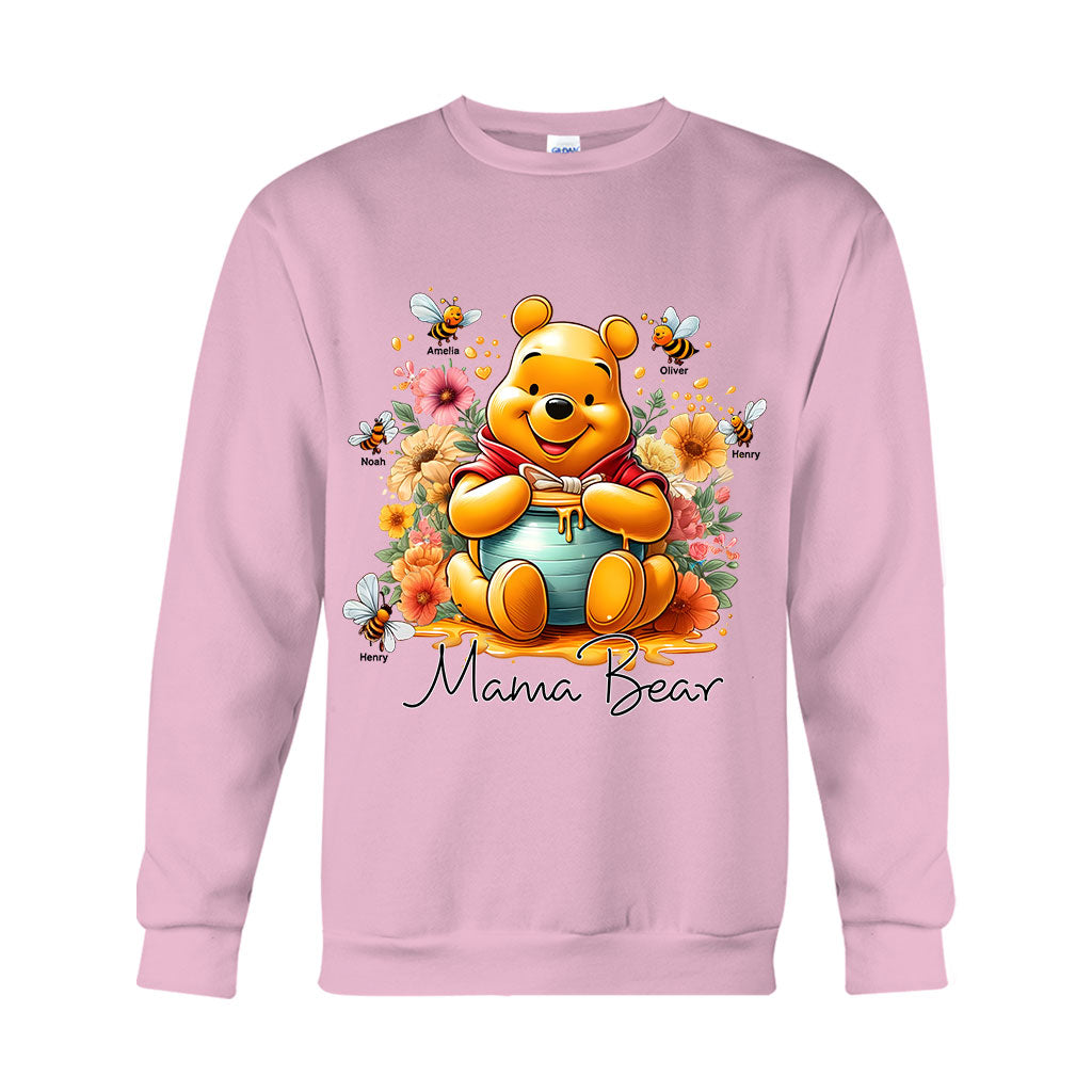 Mama Bear - Personalized Mouse T-shirt And Hoodie