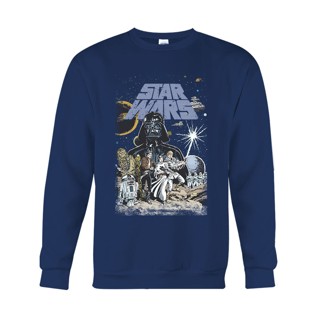 Vintage Characters - The Force T-shirt And Hoodie