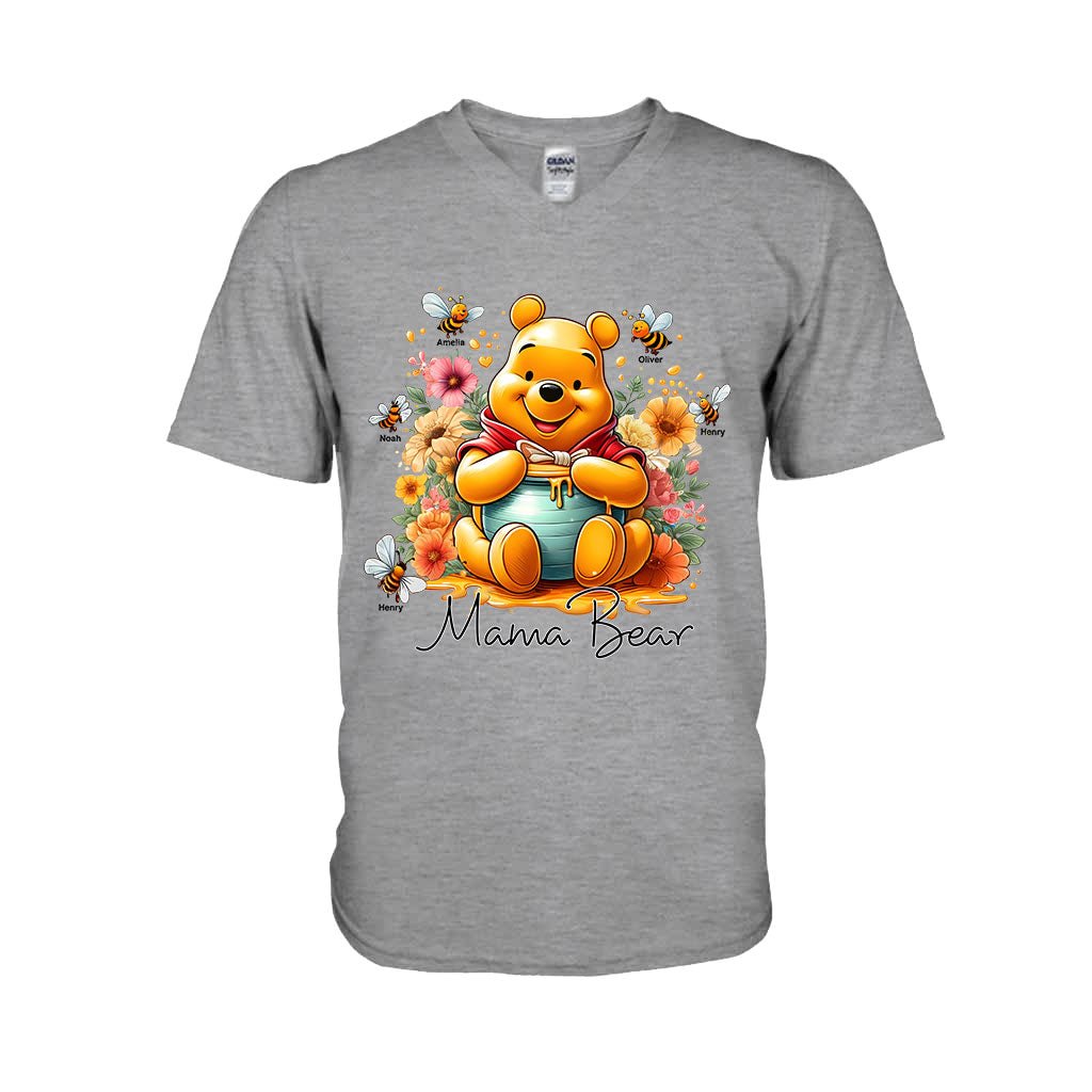 Mama Bear - Personalized Mouse T-shirt And Hoodie