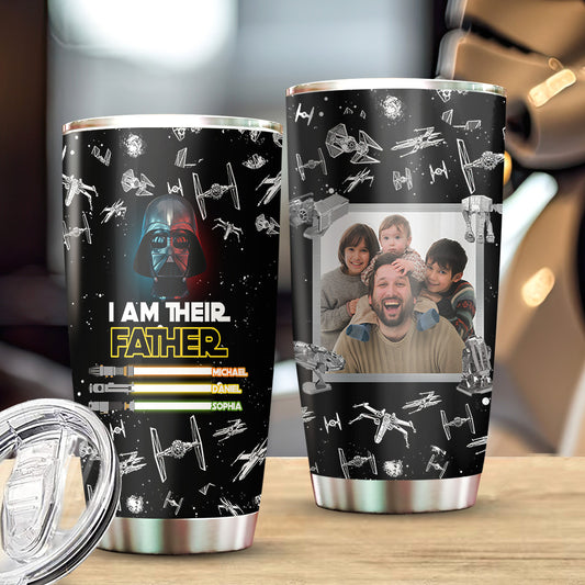 I Am Their Father - Personalized Father Tumbler