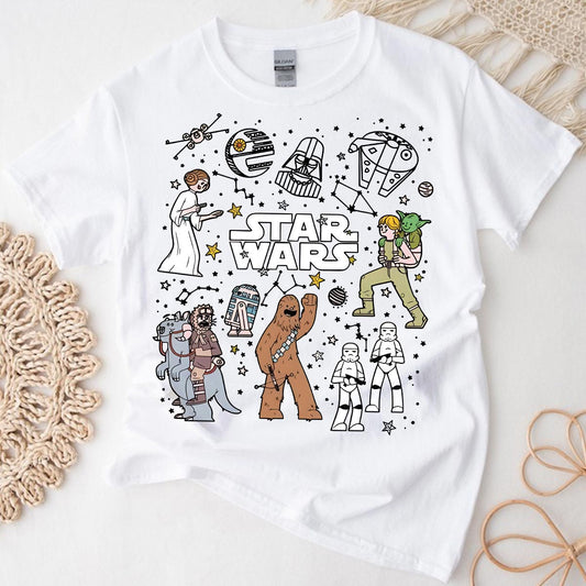 Funny Characters - The Force T-shirt And Hoodie